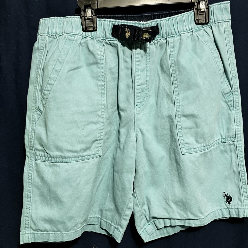 U.S. Polo Assn. Kids teal  Casual Shorts XXL